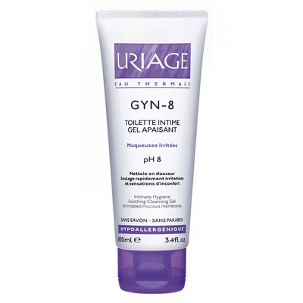 URIAGE-Gyn-8-Genital-Cleaning-Gel-For-Women-100ml.jpg ژل ژین-8 اوریاژ 200 میل - Image 1